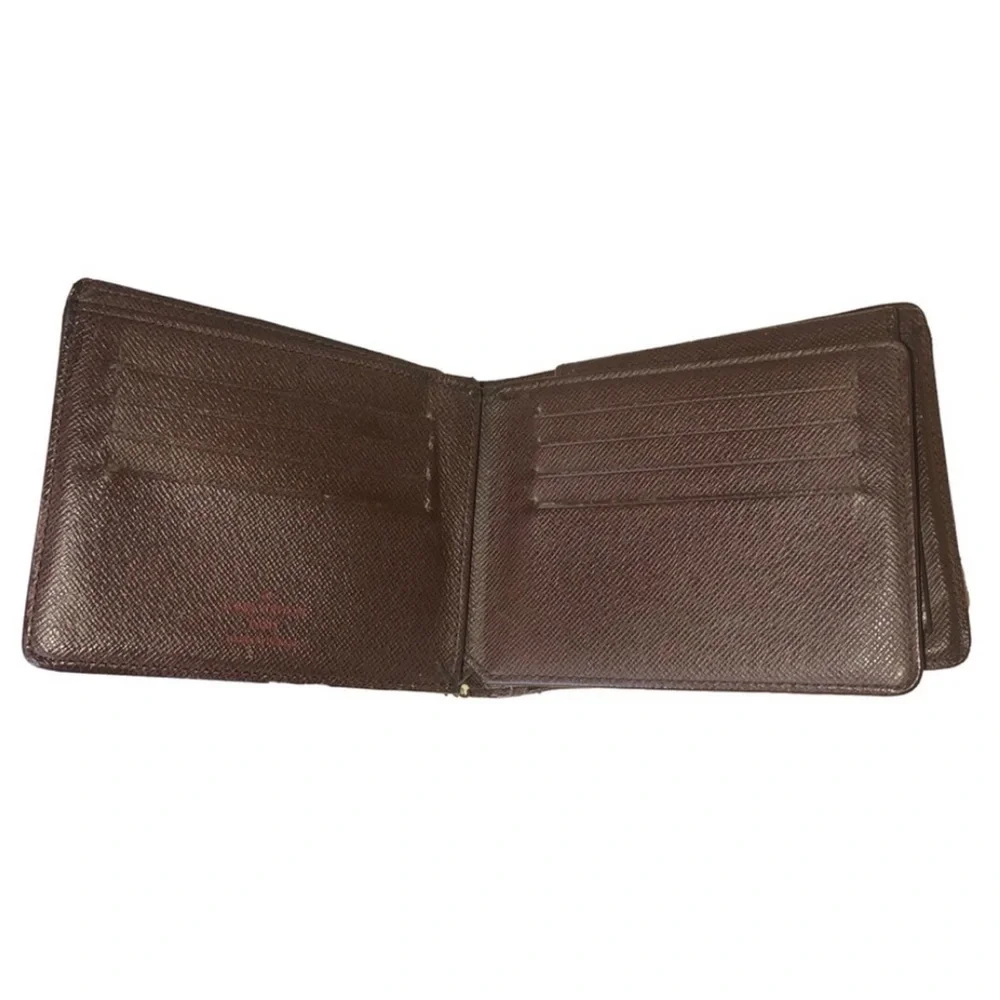 LOUIS VUITTON Damier Ebene Portefeiulle Florin Bifold Wallet - Repaired